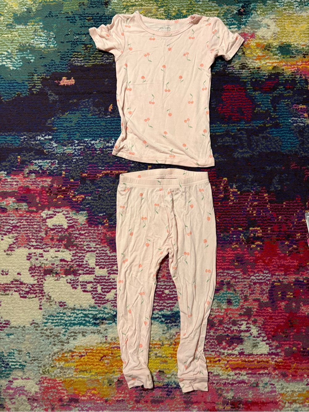 Carter’s Cherry Print Ecovero Viscose Pajama Set